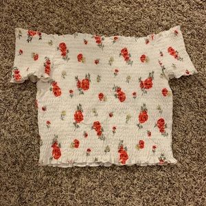 pacsun off the shoulder shirt